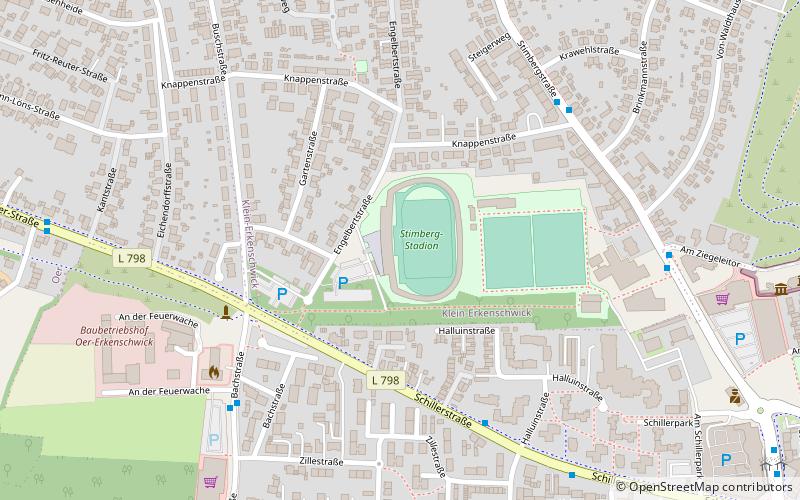 Stimbergstadion location map