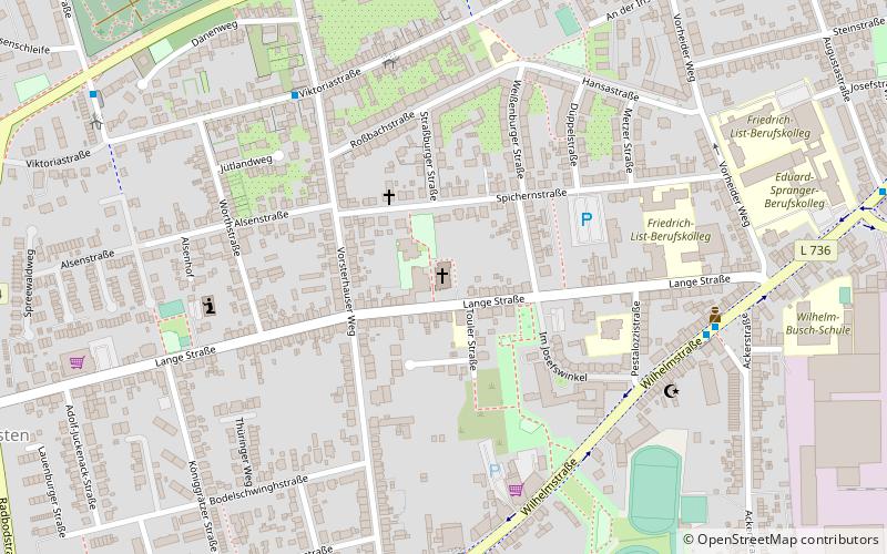 Christ Church location map