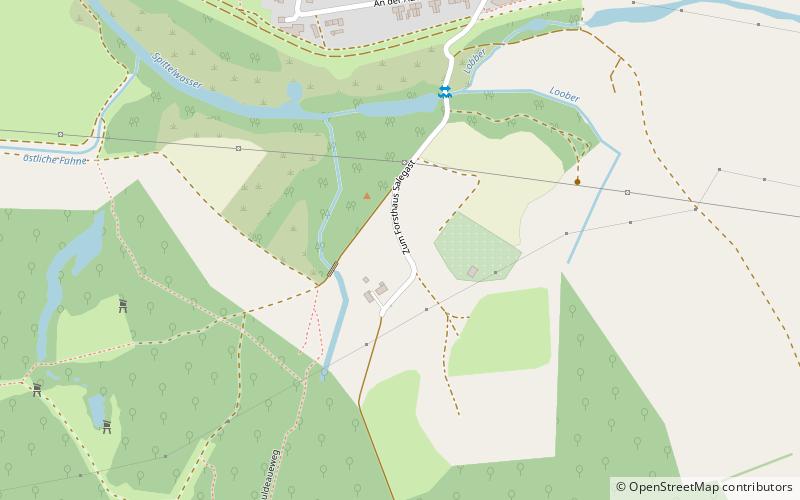 Zum Forsthaus Salegast location map