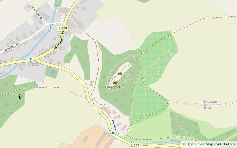 Burgruine Arnstein location map