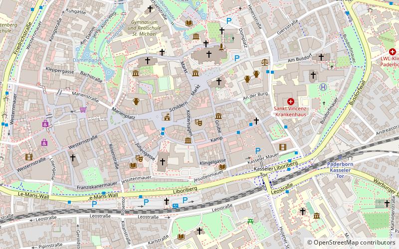 Westfälische Kammerspiele location map