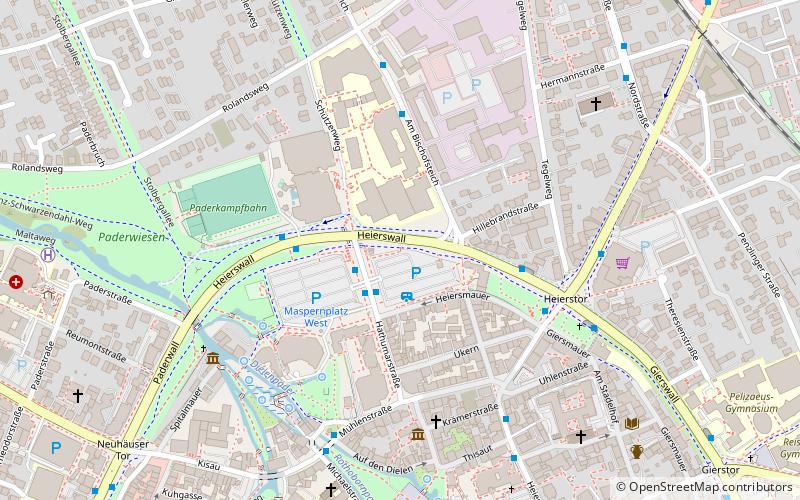 sportzentrum maspernplatz paderborn location map