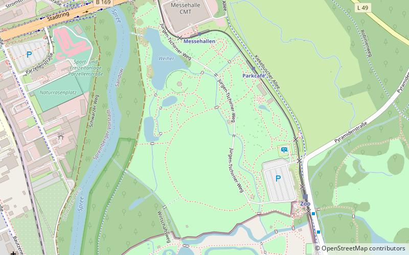 Spreeauenpark location map