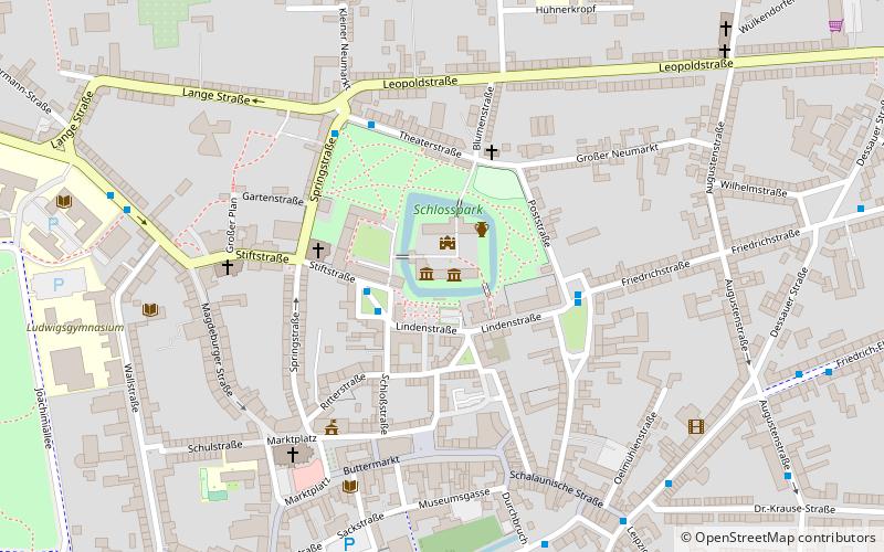 Schloss Köthen location map