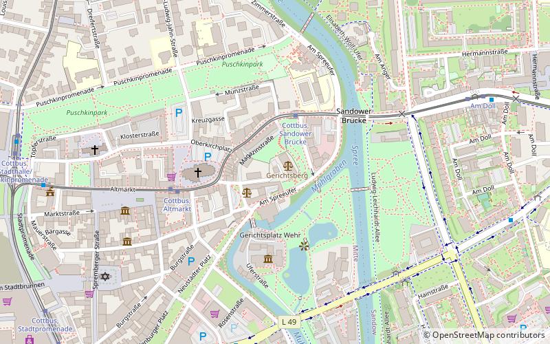 Schlossturm location map