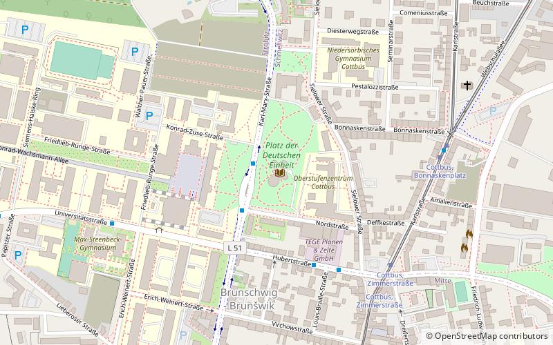 Informations-, Kommunikations- und Medienzentrum Cottbus location map