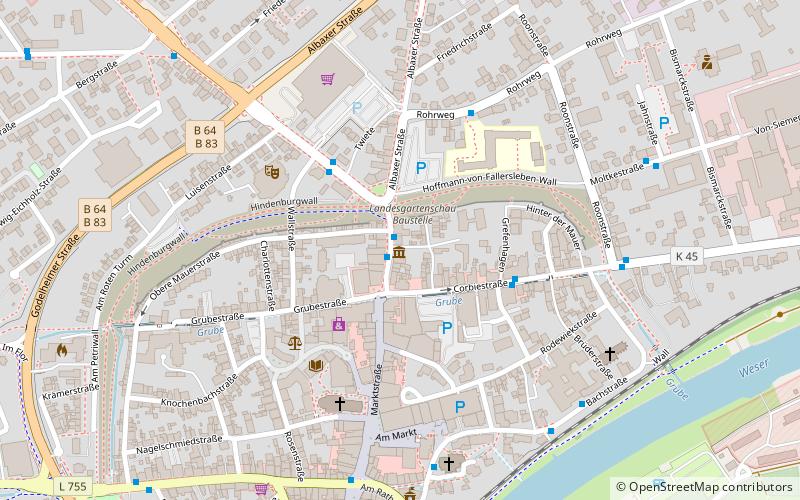 huttensche haus hoxter location map
