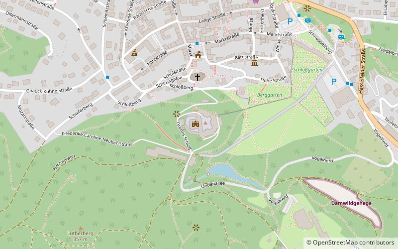 Blankenburg Castle location map