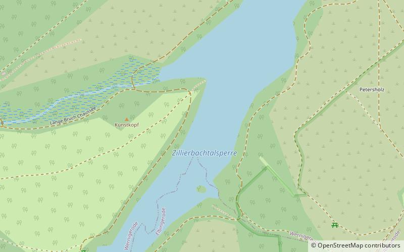 Zillierbach Dam location map