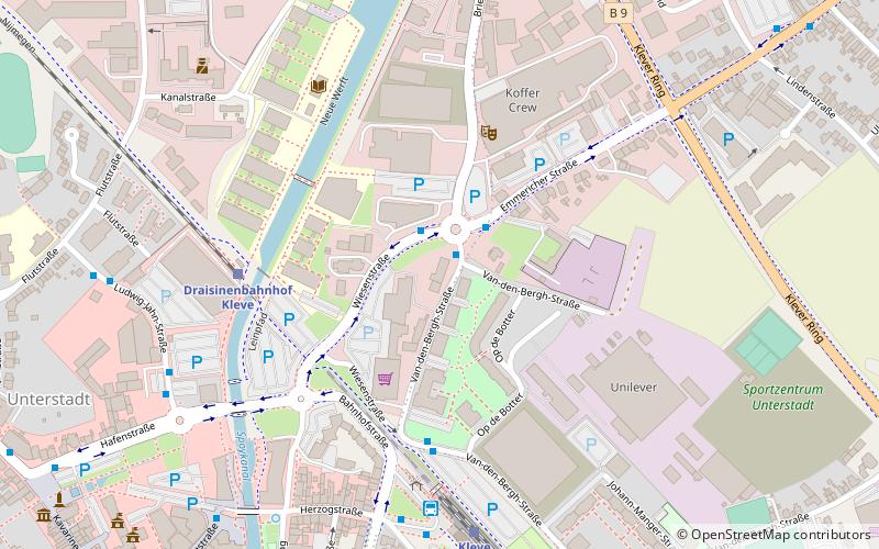 Hochschule Rhein-Waal location map