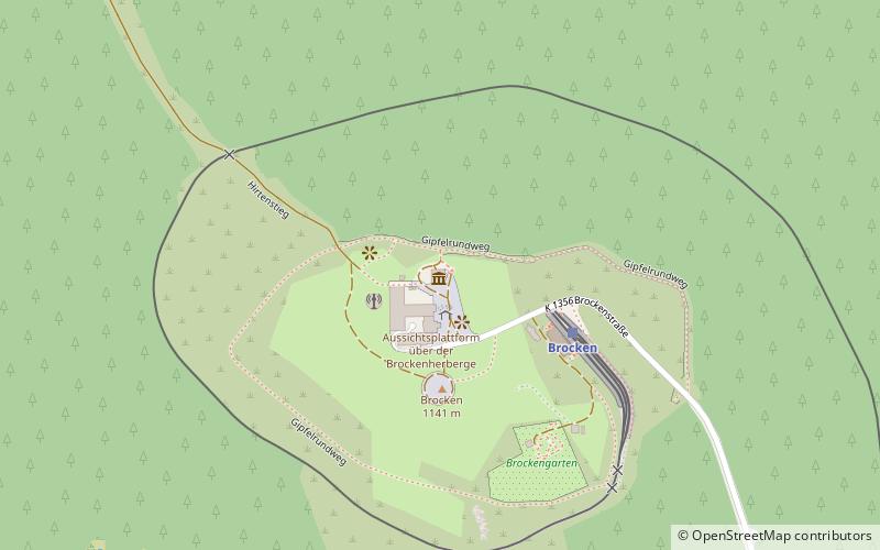 erlebnismuseum brockenhaus park narodowy harzu location map