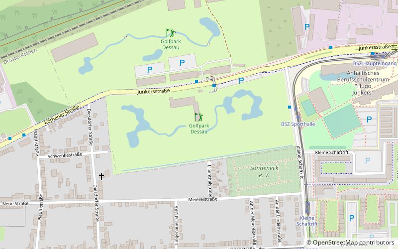 Golfpark Dessau location map