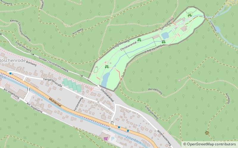 Christianental location map