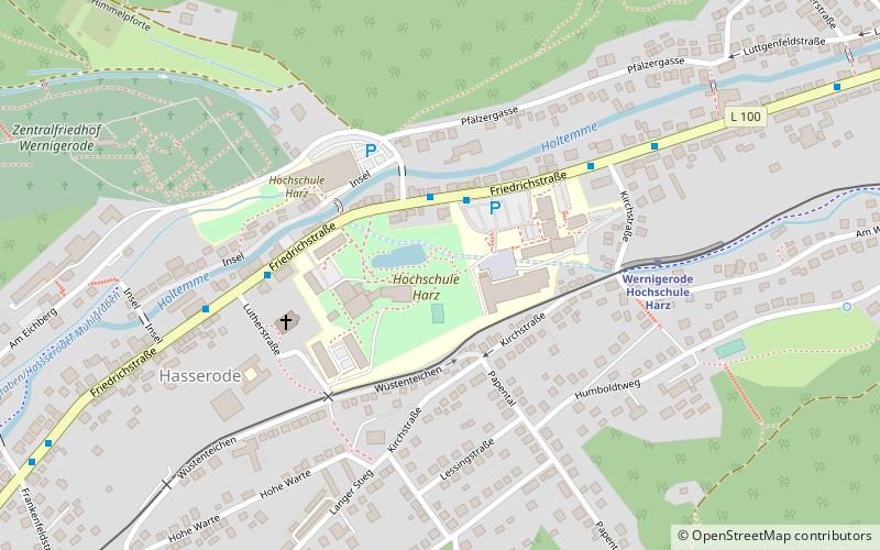 Harz University of Applied Studies location map