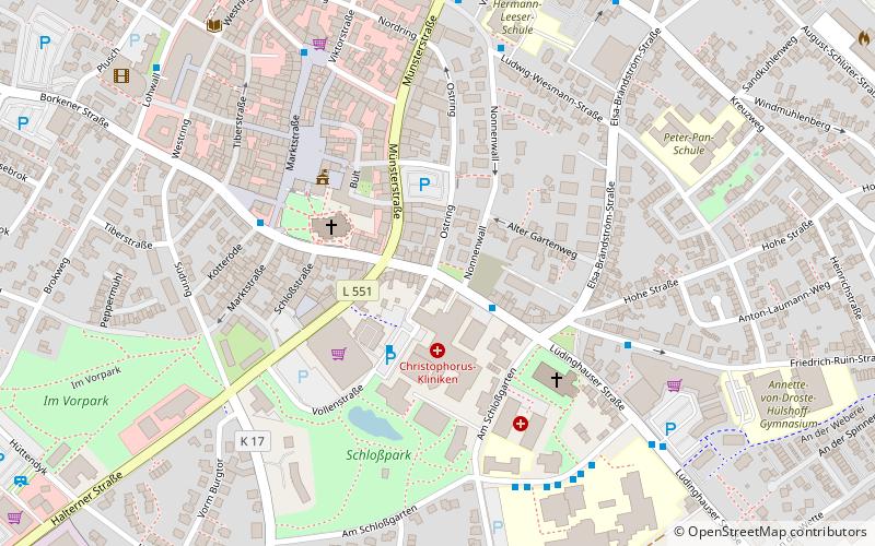 Lüdinghauser Tor location map