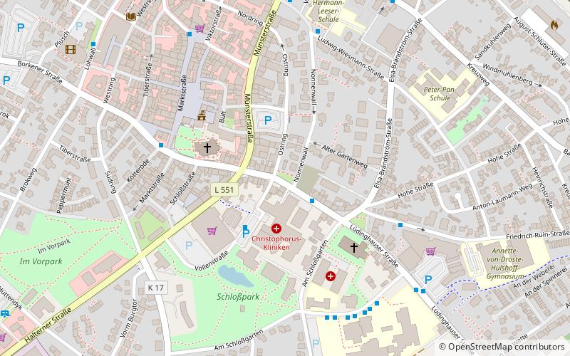 Jüdischer Friedhof Dülmen location map