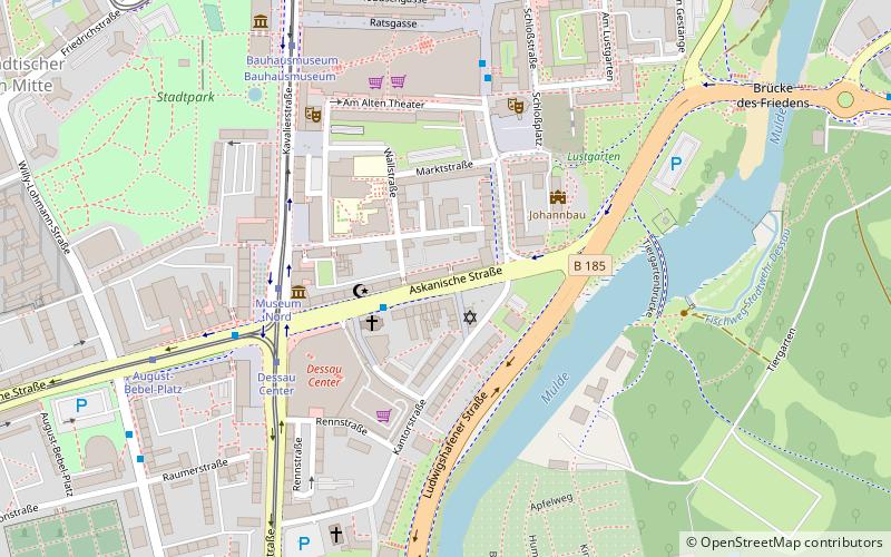 Moses Mendelssohn Geburtshaus location map