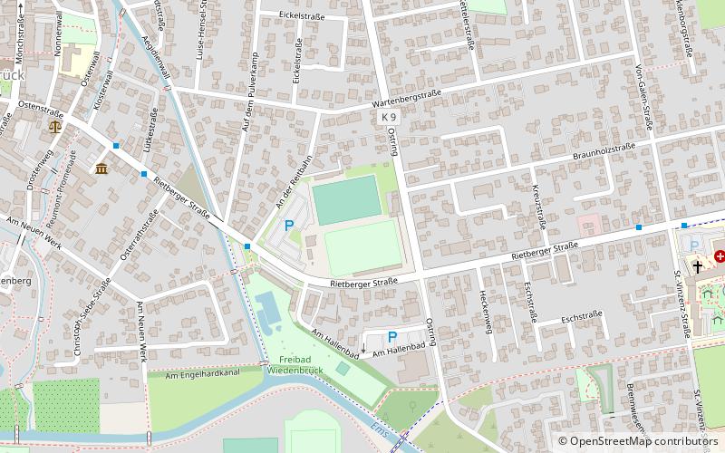 Jahnstadion location map