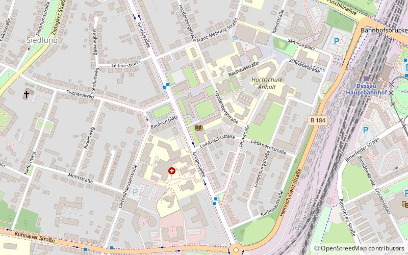 Bauhaus Dessau Foundation location map