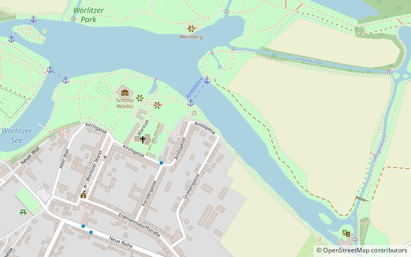 Wörlitz Synagogue location map