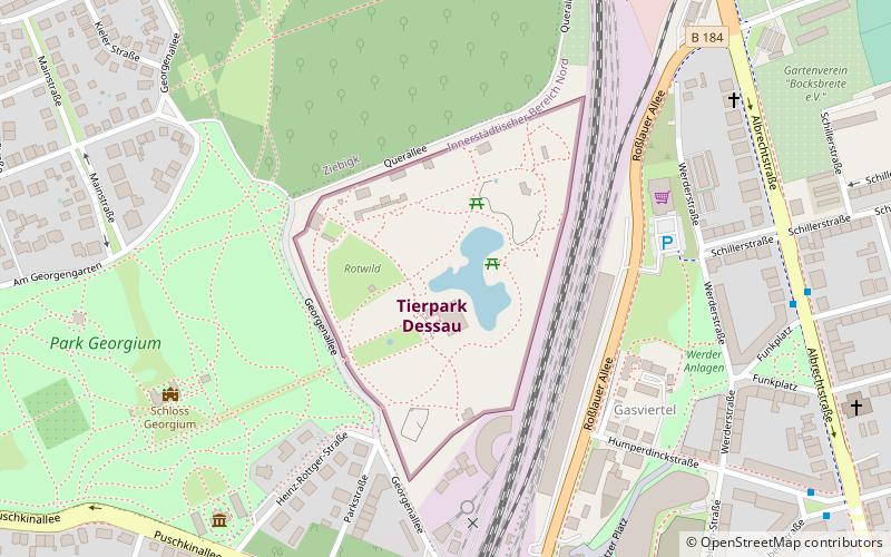 Tierpark Dessau location map