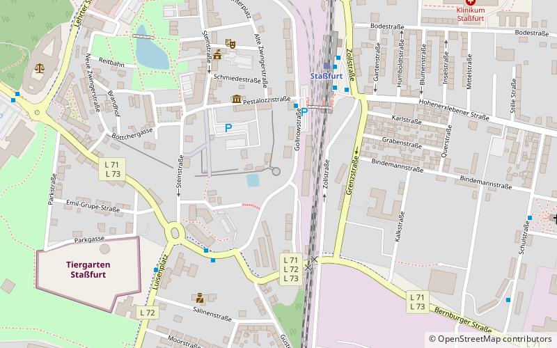 Stadtmauer Staßfurt location map