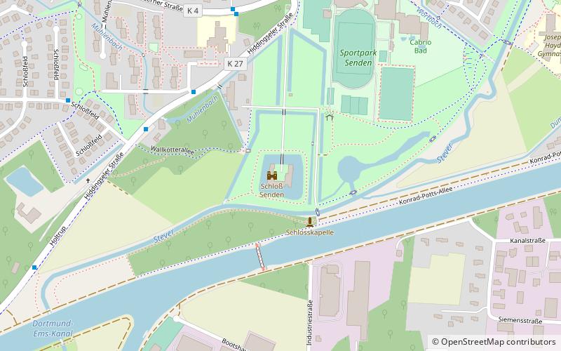 Schloss Senden location map