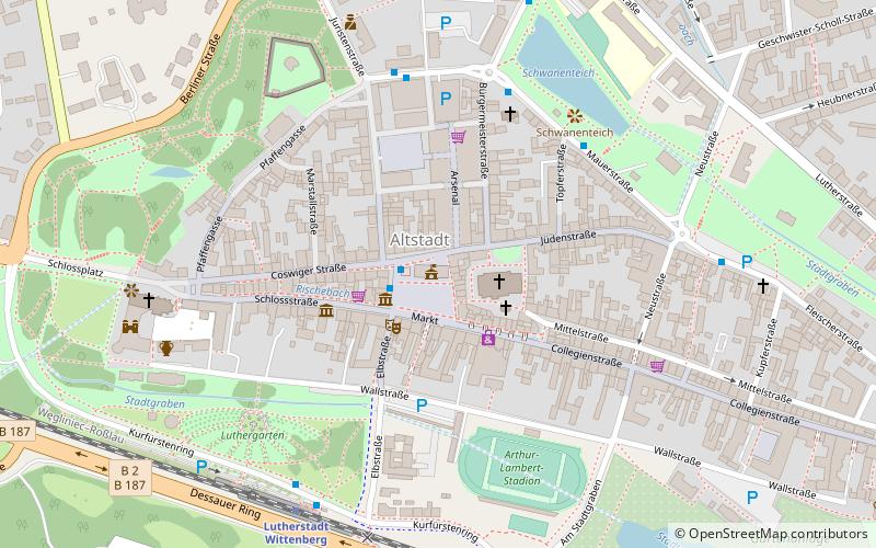 christliche kunst wittenberg location map