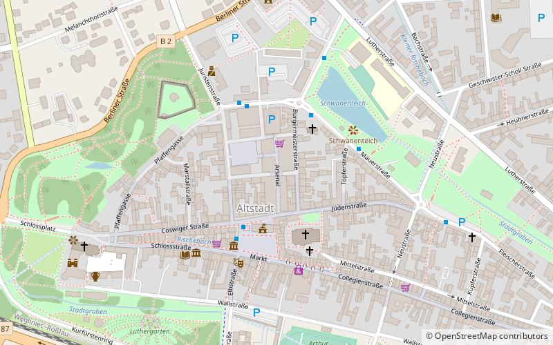 Arsenal location map