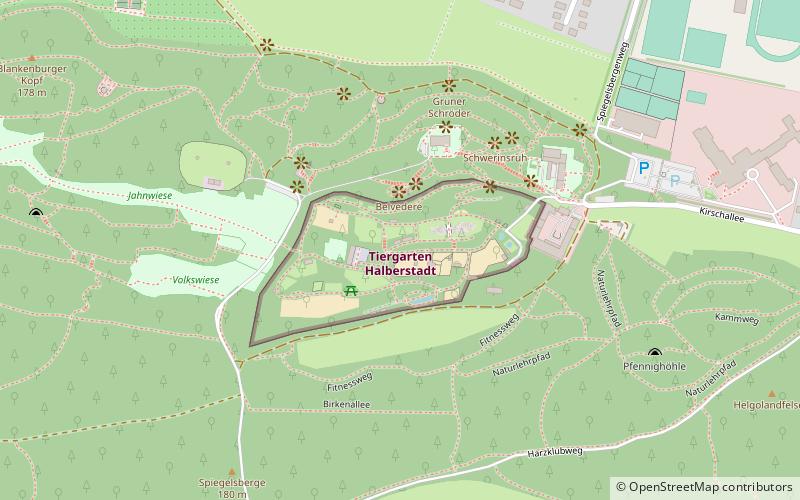 Tiergarten Halberstadt location map