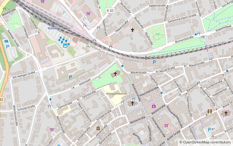 Neuwerk-Kirche location map