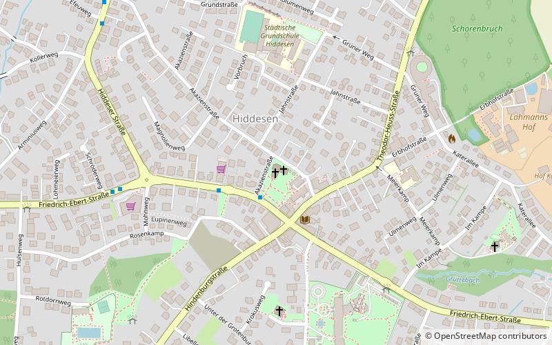 evangelische-reformierte Kirche Hiddesen location map