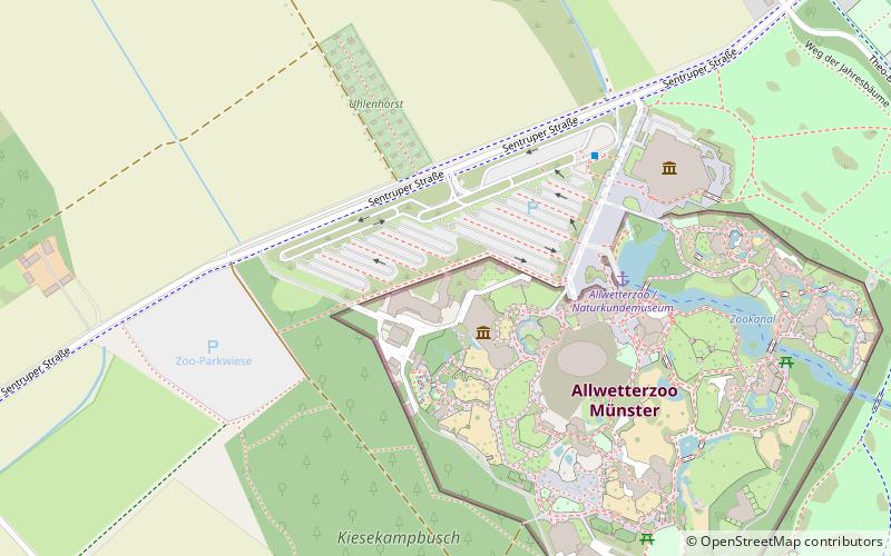 Allwetterzoo Münster location map