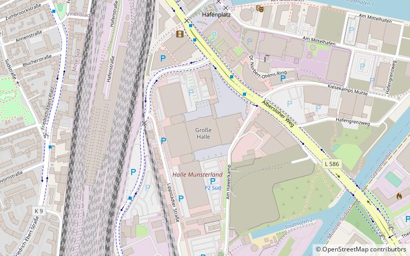 Halle Münsterland location map