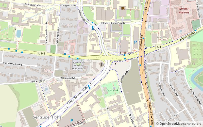 Lukaskirche location map