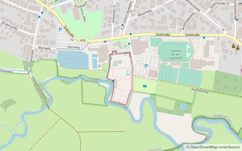 Tierpark Bad Pyrmont location map