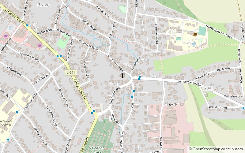 Evangelisch-reformierte Kirche Brake location map