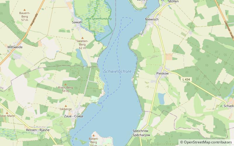 Schwielochsee Lake location map