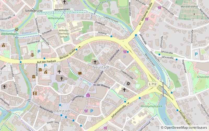 Neustädter Rathaus location map