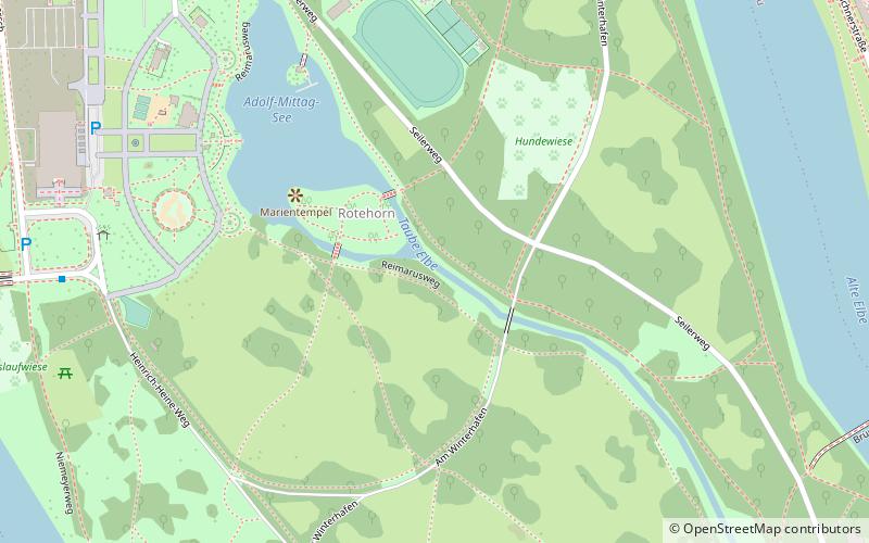 Rotehornpark location map
