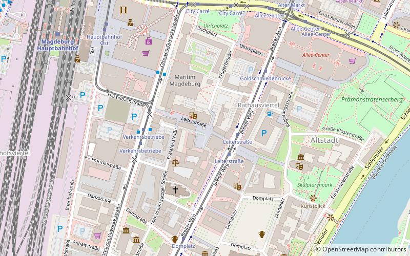 Faunenbrunnen location map