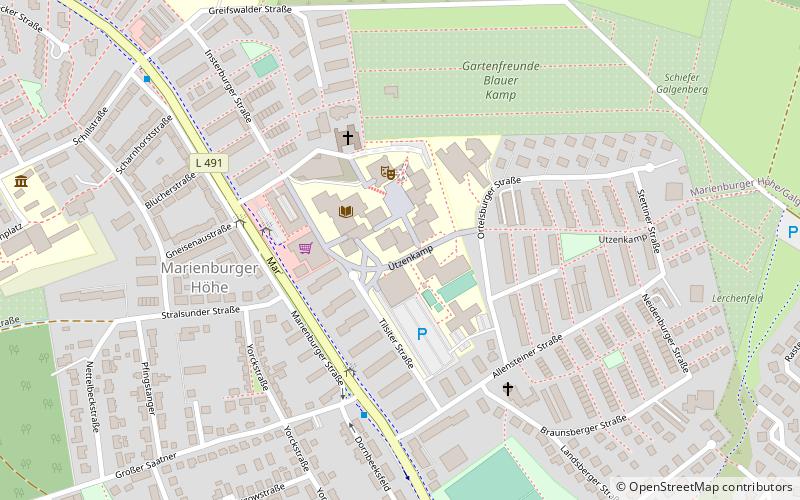 Universidad de Hildesheim location map