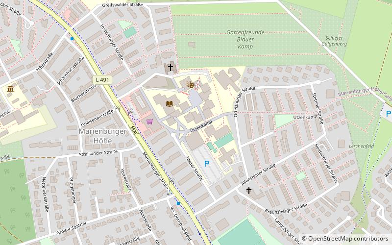 Université de Hildesheim location map