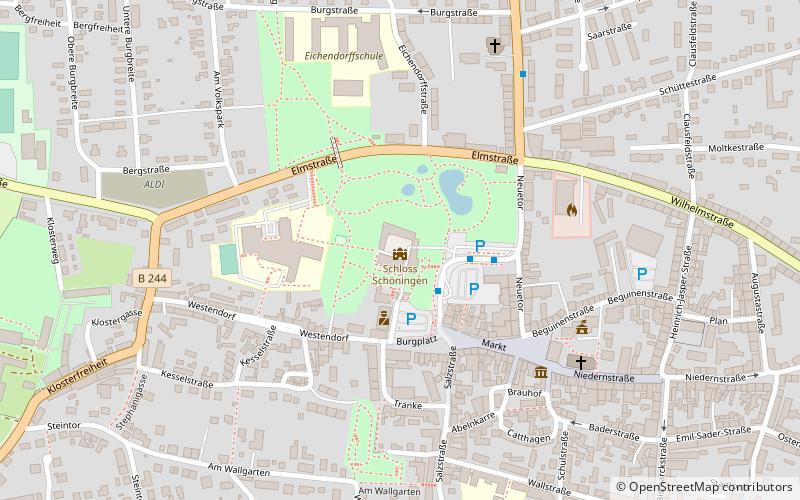 Schöningen location map