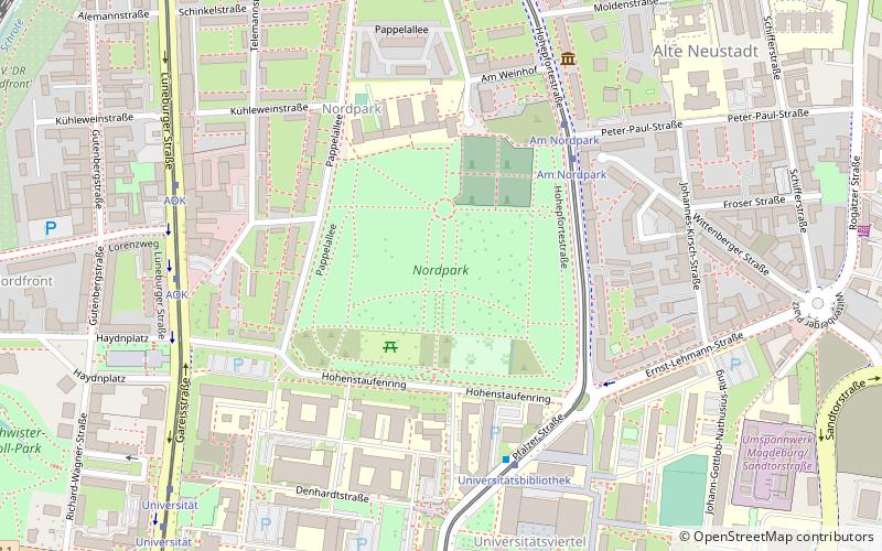 Nordpark location map