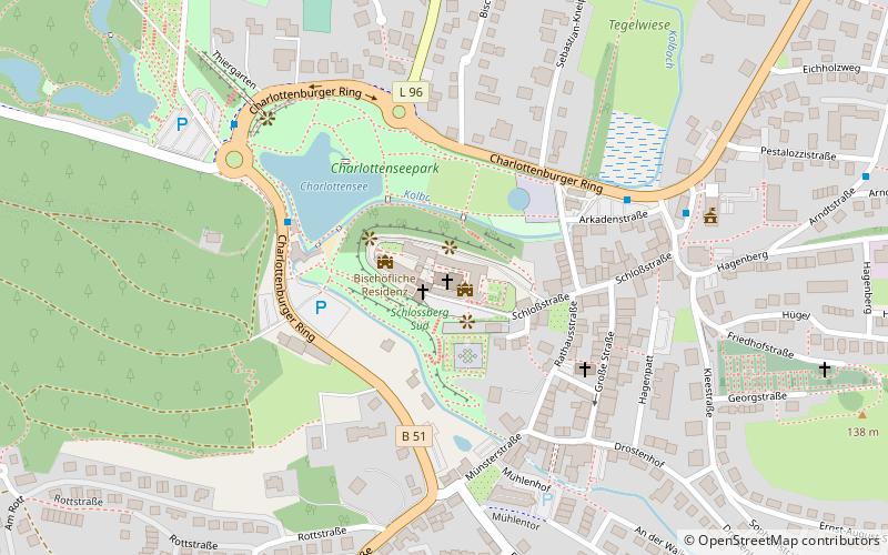 Château et abbaye d'Iburg location map