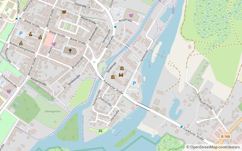 Burg Beeskow location map