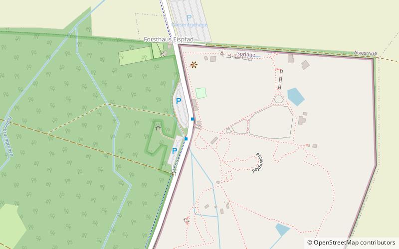 Wisentgehege location map