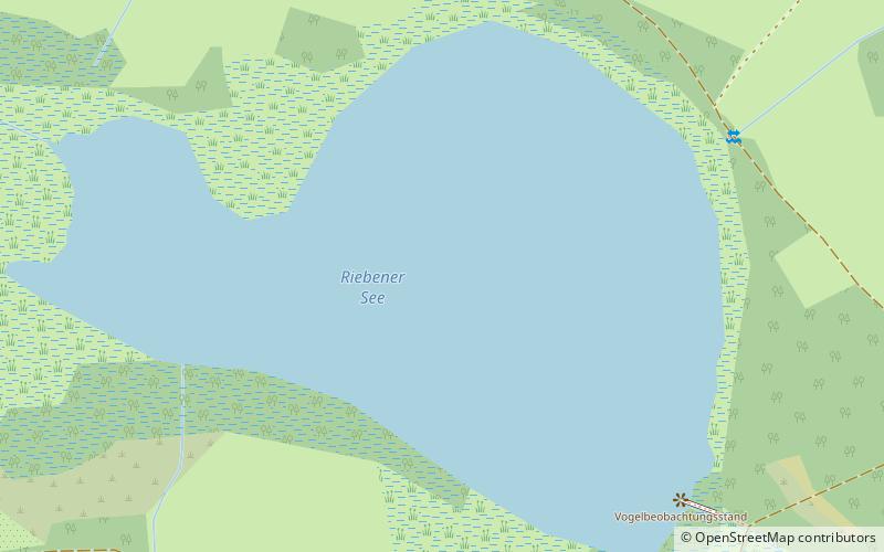 Lago Riebener location map