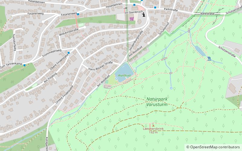 Waldbad location map